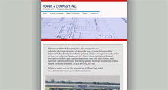 Desktop Screenshot of hobbsandco.com